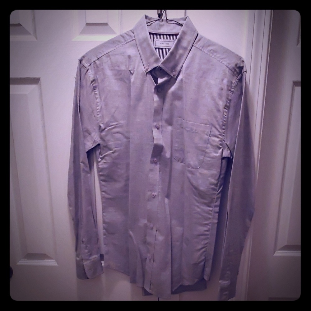 Five Four grey button down